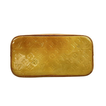 Louis Vuitton Tote Bag Monogram Vernis Houston M91121 Yellow