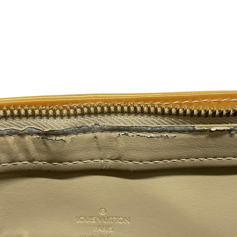 Louis Vuitton Tote Bag Monogram Vernis Houston M91121 Yellow