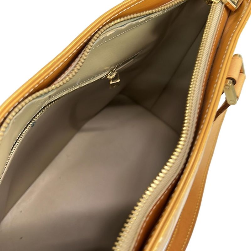 Louis Vuitton Tote Bag Monogram Vernis Houston M91121 Yellow