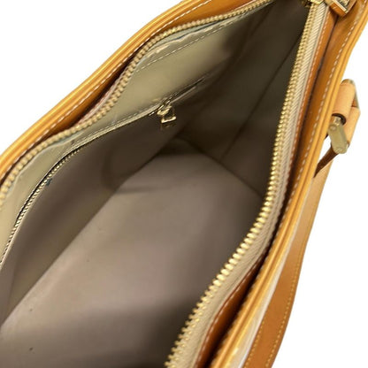 Louis Vuitton Tote Bag Monogram Vernis Houston M91121 Yellow
