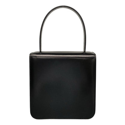 Celine Handbag Horse Carriage Black Leather