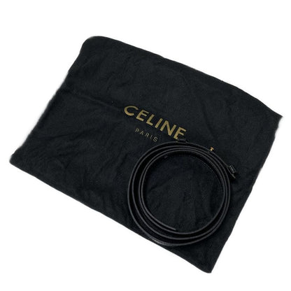 Celine Handbag Horse Carriage Black Leather