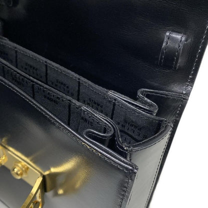 Celine Handbag Horse Carriage Black Leather