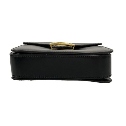 Celine Handbag Horse Carriage Black Leather