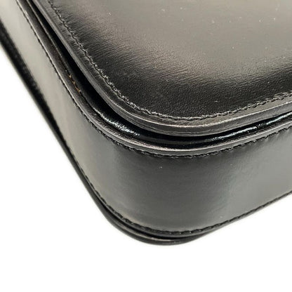 Celine Handbag Horse Carriage Black Leather