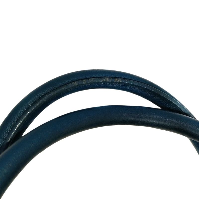 Yves Saint Laurent Handbag Cabas Chyc 279079 Blue Leather