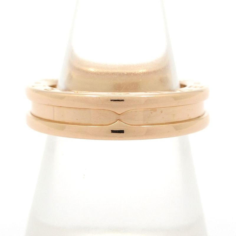 Bvlgari Ring 52excellent Condition B-Zero1 18k Pink Gold