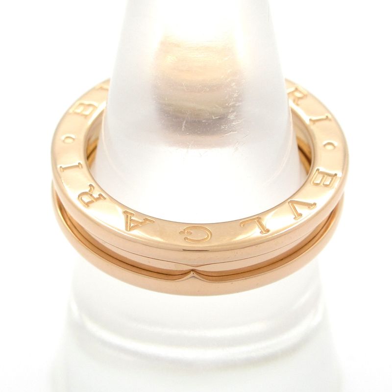 Bvlgari Ring 52excellent Condition B-Zero1 18k Pink Gold