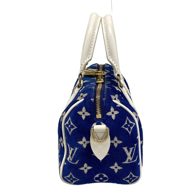 Louis Vuitton Handbag LV Match Speedy Bandoliere 20 M20751 Blue