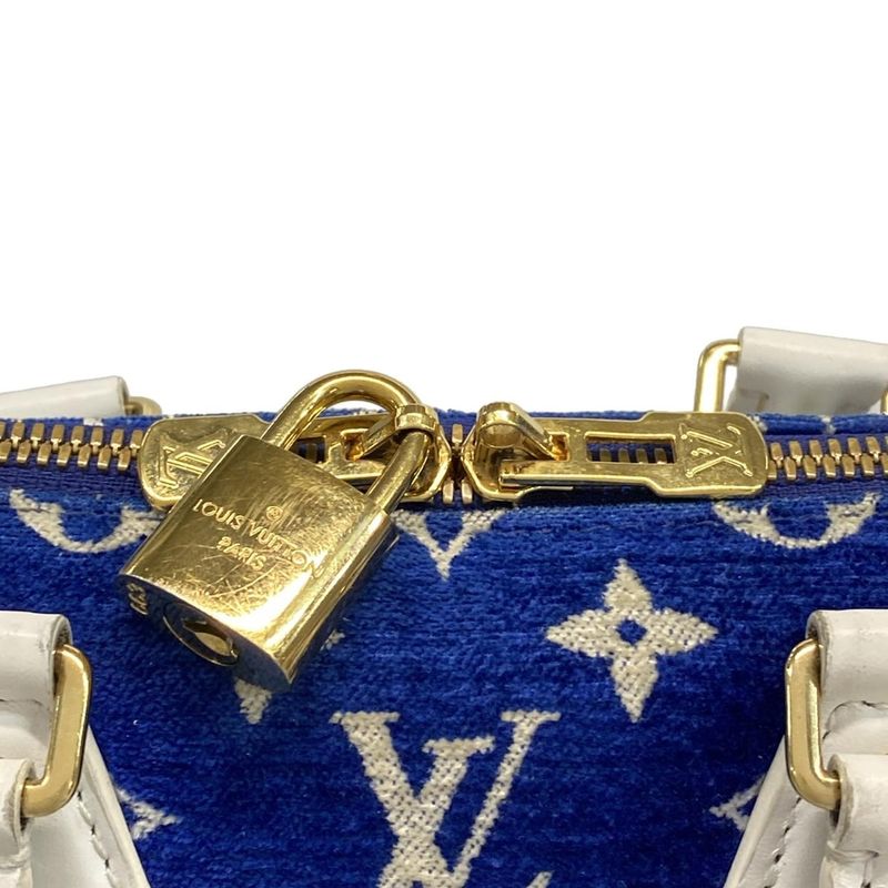 Louis Vuitton Handbag LV Match Speedy Bandoliere 20 M20751 Blue