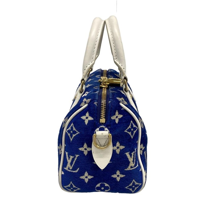 Louis Vuitton Handbag LV Match Speedy Bandoliere 20 M20751 Blue