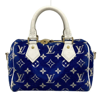 Louis Vuitton Handbag LV Match Speedy Bandoliere 20 M20751 Blue