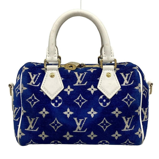 Louis Vuitton Handbag LV Match Speedy Bandoliere 20 M20751 Blue