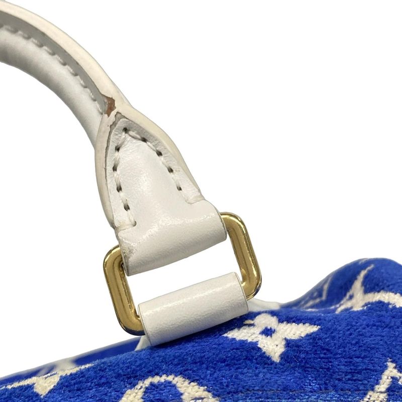 Louis Vuitton Handbag LV Match Speedy Bandoliere 20 M20751 Blue