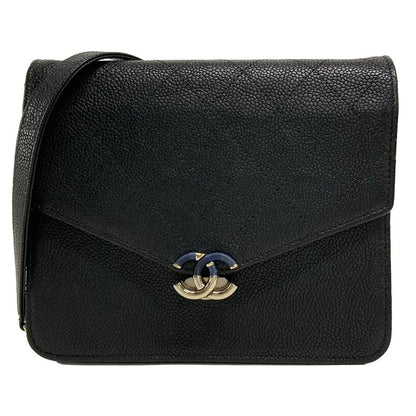Chanel Wallet Matelasse Black Chain Wallet Silver Hardware