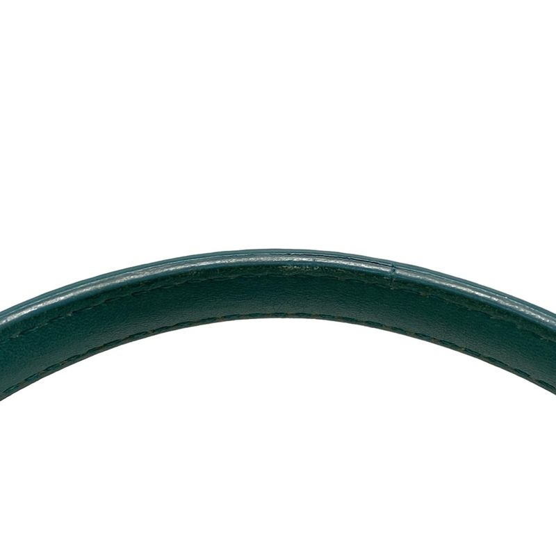 Fendi Handbag Peekaboo Iconic Small 8bn244 Green Leather