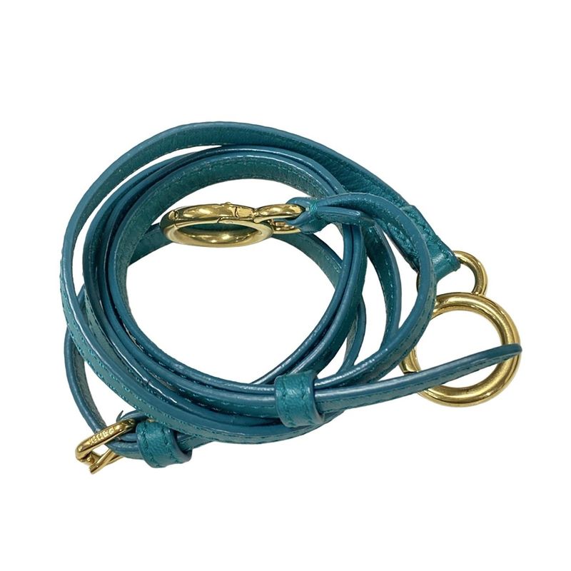 Fendi Handbag Peekaboo Iconic Small 8bn244 Green Leather