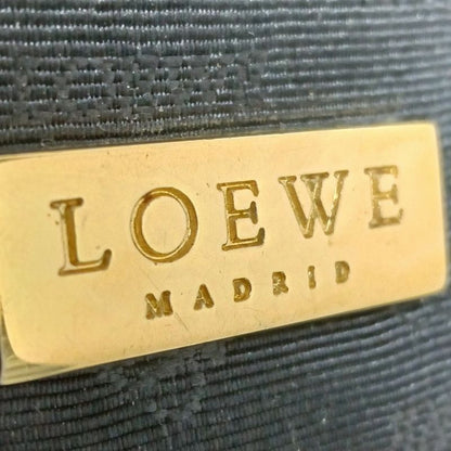 Loewe Handbag - Black and Dark Brown Fur Tote Leather Fur