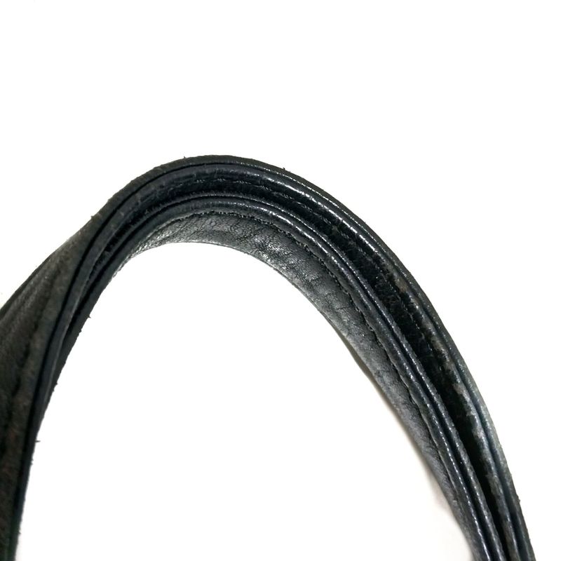 Loewe Handbag - Black and Dark Brown Fur Tote Leather Fur