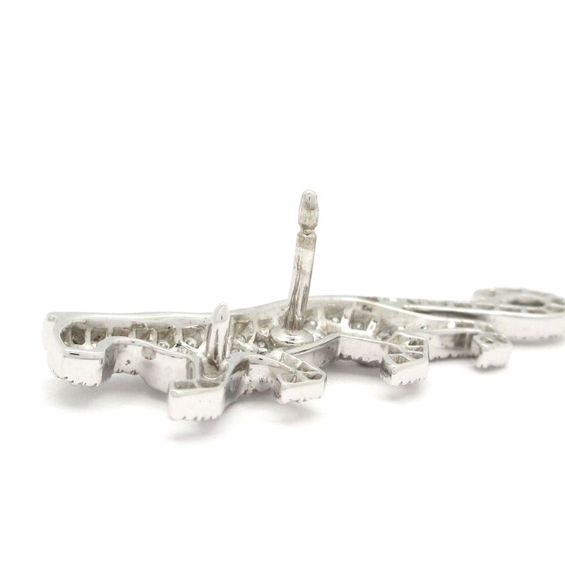 Cartier Broochexcellent Condition Panthère Mahango 18k White Gold X Diamond Pin