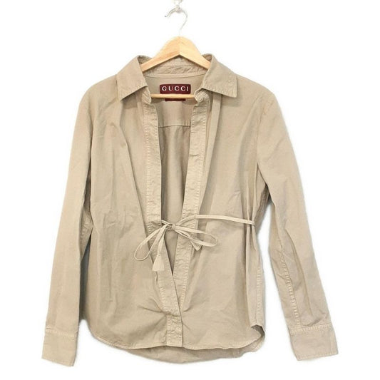 Gucci Long Sleeve Shirt Blouse Size 40 M Women's Excellent Condition - 830134