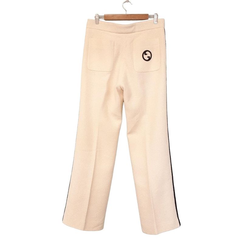 Gucci Pants Size 48 M Men's - 736941 Ivory and Black 48