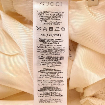 Gucci Pants Size 48 M Men's - 736941 Ivory and Black 48