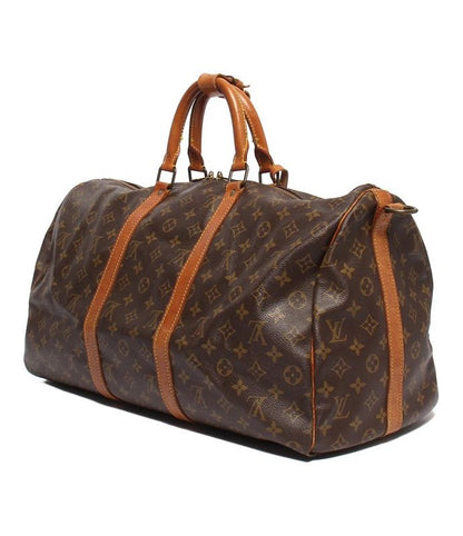 Louis Vuitton 2way Boston Bag Shoulder Bag Crossbody Monogram Keepall Bandoliere