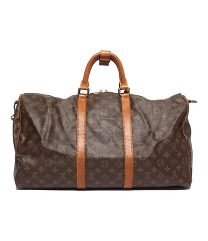 Louis Vuitton 2way Boston Bag Shoulder Bag Crossbody Monogram Keepall Bandoliere