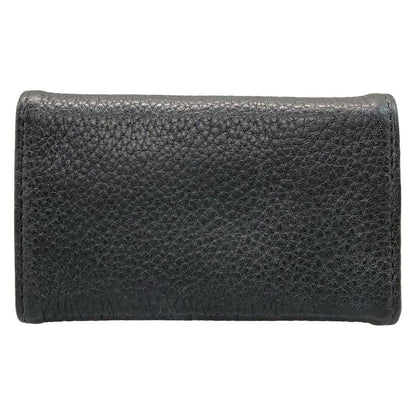 Prada Key Case - Black 6 Hooks Leather