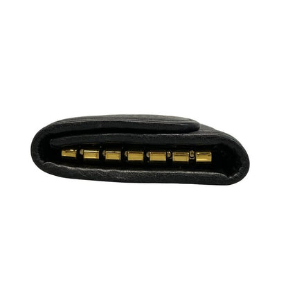 Prada Key Case - Black 6 Hooks Leather