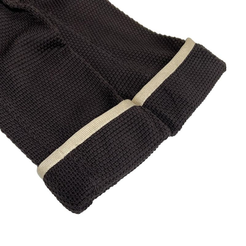 Chanel Jacket Size 34 S Women's Excellent Condition P28058 Dark Brown and Ivory