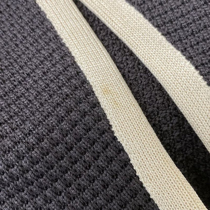 Chanel Jacket Size 34 S Women's Excellent Condition P28058 Dark Brown and Ivory