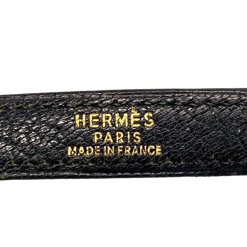 Hermes Shoulder Strap Dark Navy for Kelly Bolide Gold Hardware