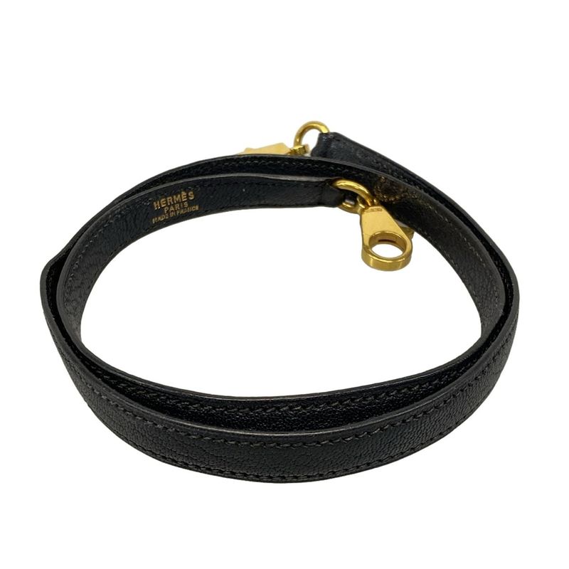 Hermes Shoulder Strap Dark Navy for Kelly Bolide Gold Hardware