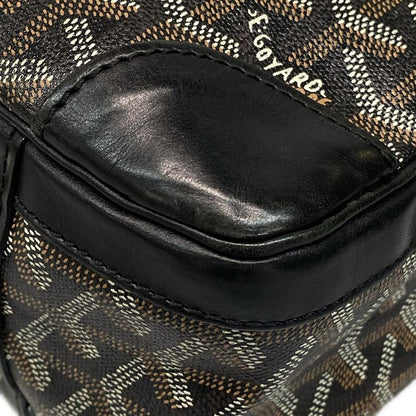 Goyard Business Bag Ambass Ad MM Black X Brown X White Main Item No Lock Leather