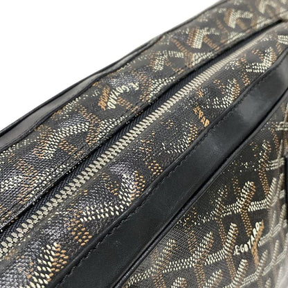 Goyard Business Bag Ambass Ad MM Black X Brown X White Main Item No Lock Leather