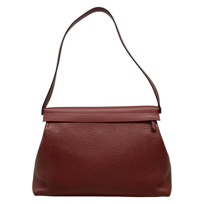 Hermes Shoulder Bag Yo-Bag Rouge Ash Silver Hardware