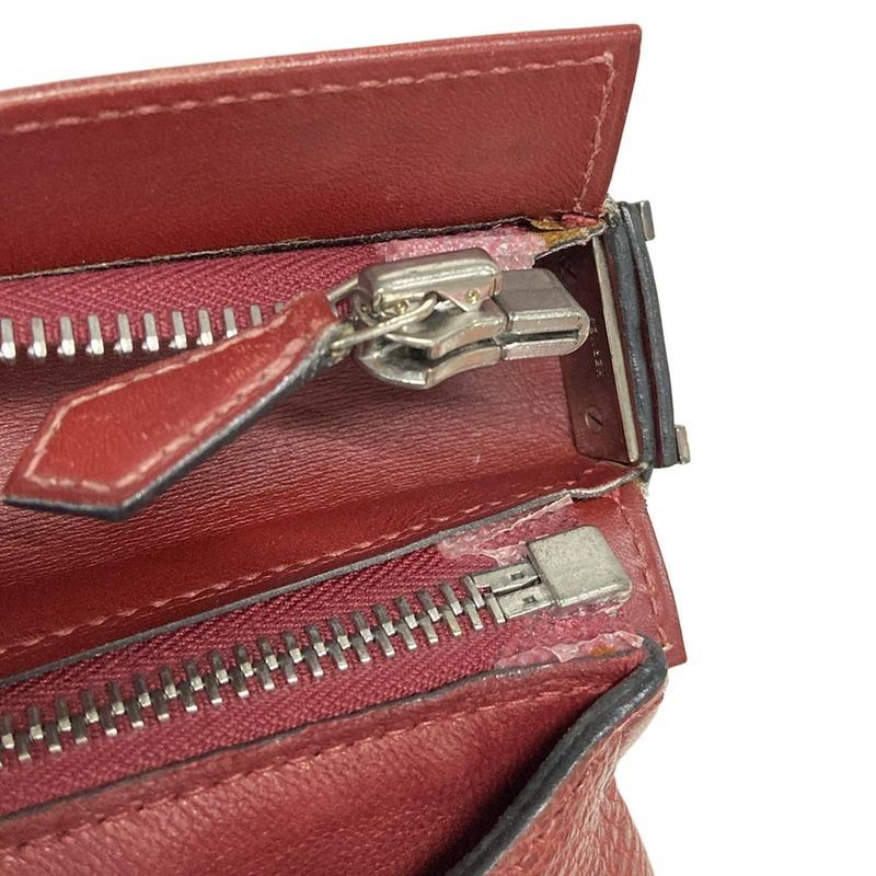 Hermes Shoulder Bag Yo-Bag Rouge Ash Silver Hardware