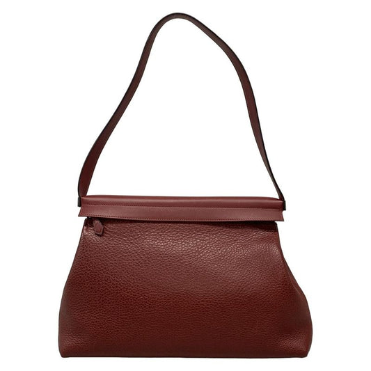 Hermes Shoulder Bag Yo-Bag Rouge Ash Silver Hardware