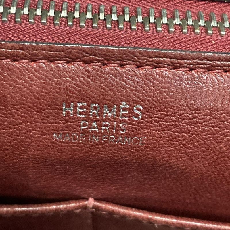Hermes Shoulder Bag Yo-Bag Rouge Ash Silver Hardware