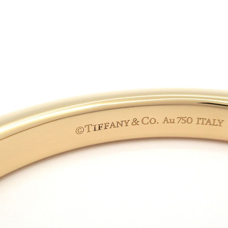 Tiffany & Co Bangle Excellent Condition Tiffany & Co Lock 18k Pink Gold×18k