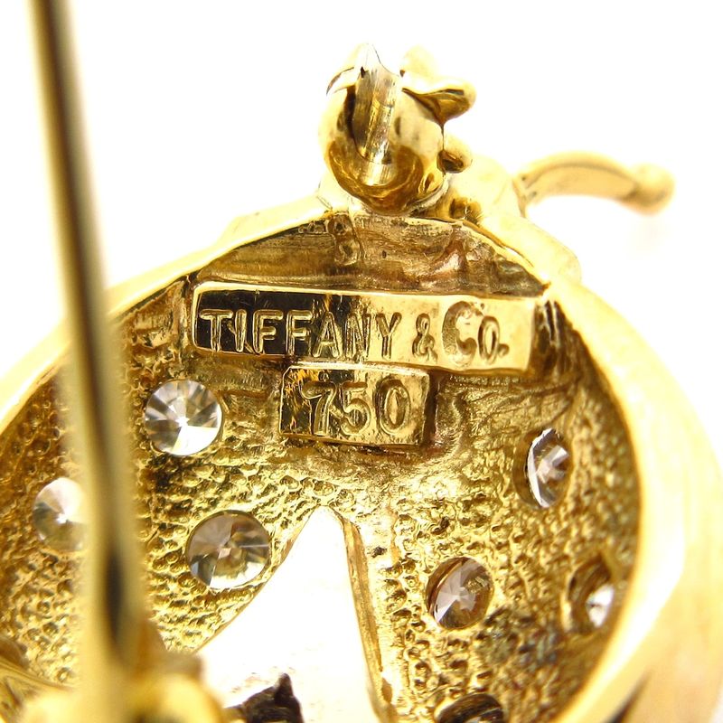 Tiffany & Co Brooch Excellent Condition - 18k Yellow Gold X Diamond Ladybird