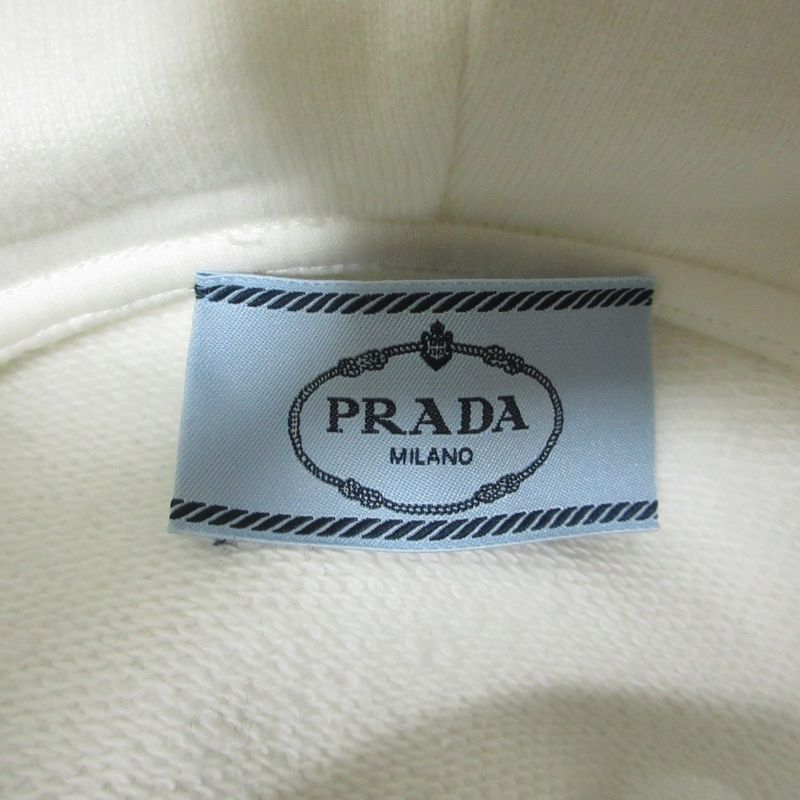 Cleaned Prada Raf Simons Graphic Print Oversized Sweatshirt Hoodie S White