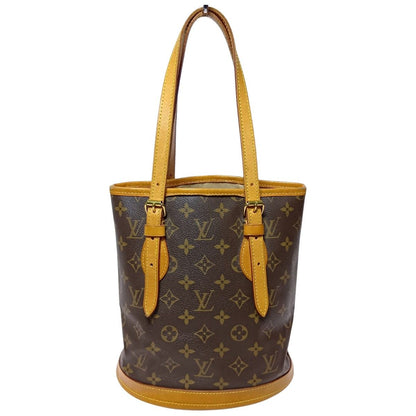 Louis Vuitton Monogram Petit Baguette Tote Bag M42238 Brown Pouch Miss Ing