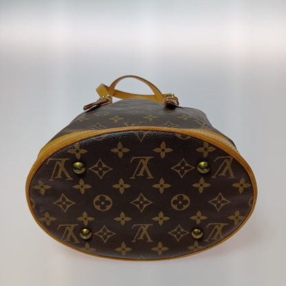 Louis Vuitton Monogram Petit Baguette Tote Bag M42238 Brown Pouch Miss Ing