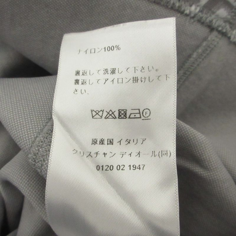 Cleaned Christian DIOR Oblique Sleeveless Dress 143r04a4040 Size34 Gray Women's