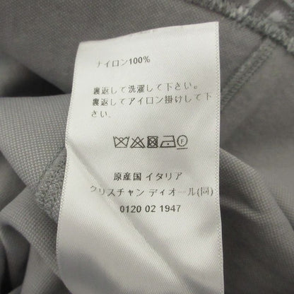 Cleaned Christian DIOR Oblique Sleeveless Dress 143r04a4040 Size34 Gray Women's