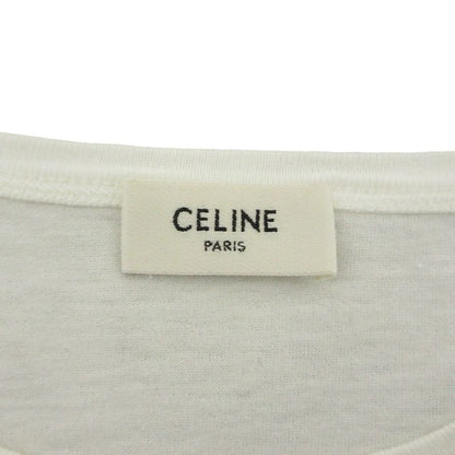 Good Celine Anchor Logo Print T-shirt Cut And Sewn XS White Women's Used