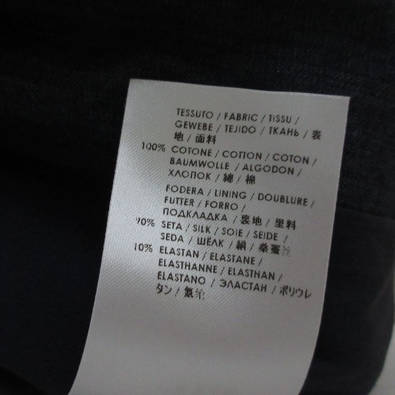 Gucci Chien Bray Tailored Jacket 367676 Size 40 Indigo Blue Ladies Used